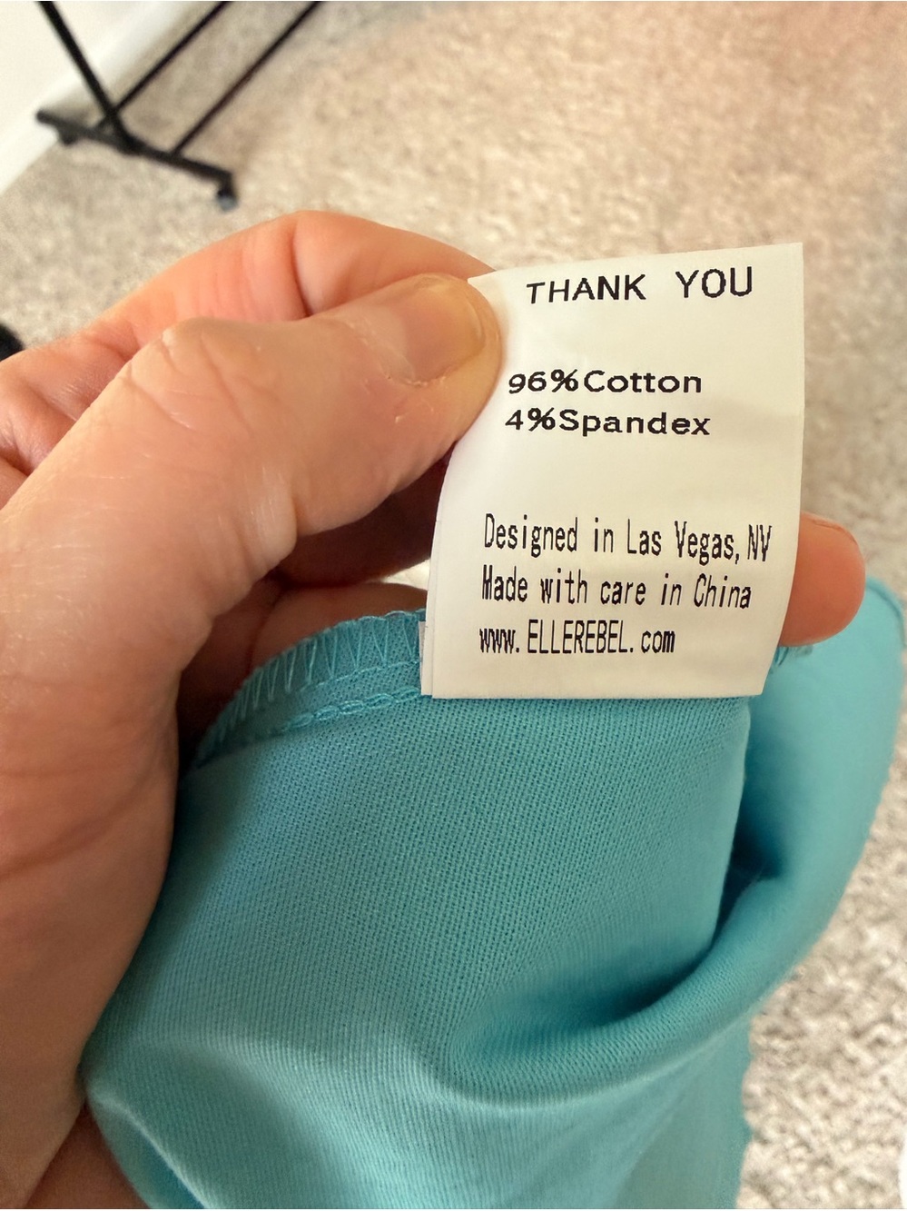 Turquoise Short-Sleeve Western-Inspired Pinup Mini Dress - Picture 4 of 4